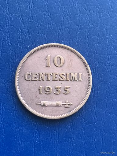 Сан-Марино 10 чентезимо 1935