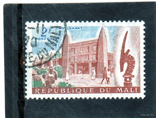 Мали. Mi:ML 32. Дворец Искусств. Серия: Сельское хозяйство и искусство. 1961.