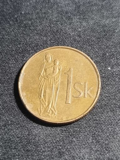 Словакия 1 крона 2002