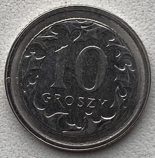 Польша 10 грошей 2021 г.