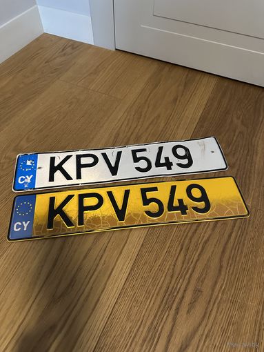 Автомобильные Номера Кипра Пара