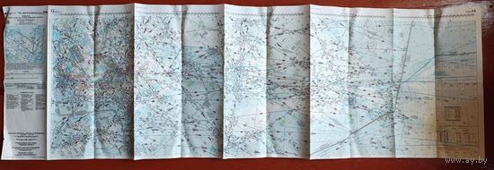 Штурманская карта. Север России. Jeppesen. Схемы маршрутов на больших и малых высотах