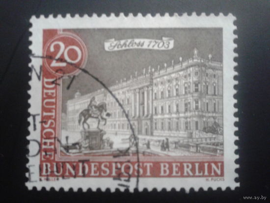 Берлин 1962 старый Берлин, 1703 год Михель-0,3 евро гаш.