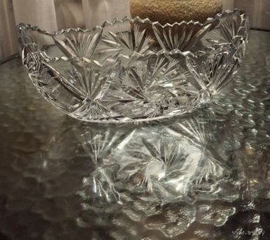 Конфетница. Ладья. Хрусталь