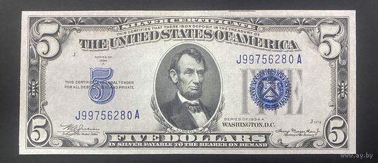 5 долларов США 1934 A unc