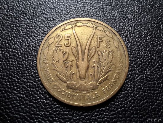 Французская Западная Африка 25 франков 1956