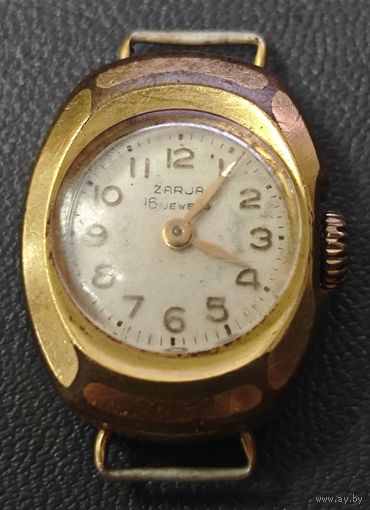 Часы Заря позолоченные. СССР