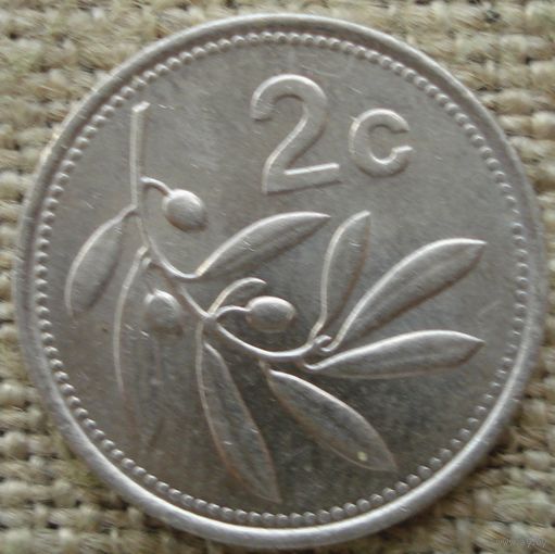 2 цента 1986 Мальта