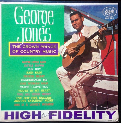 George Jones – The Crown Prince Of Country Music, LP, USA 1960