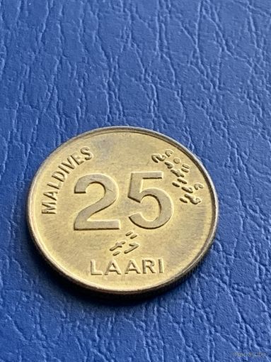 Мальдивы 25 лари 2008 г