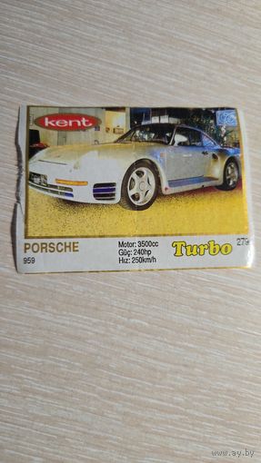 Вкладыша от жвачки TURBO 279