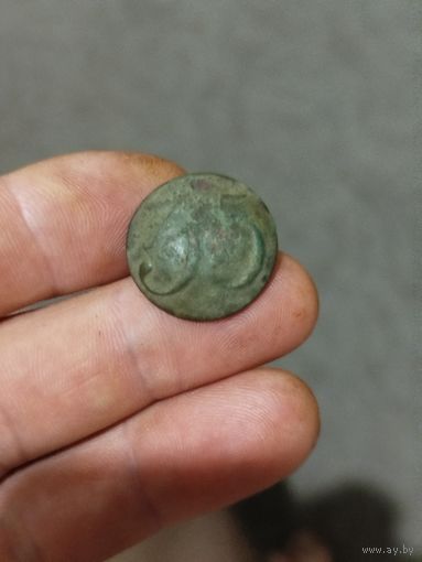 Пуговица 35 полк.Не чищена.С 1рубля.