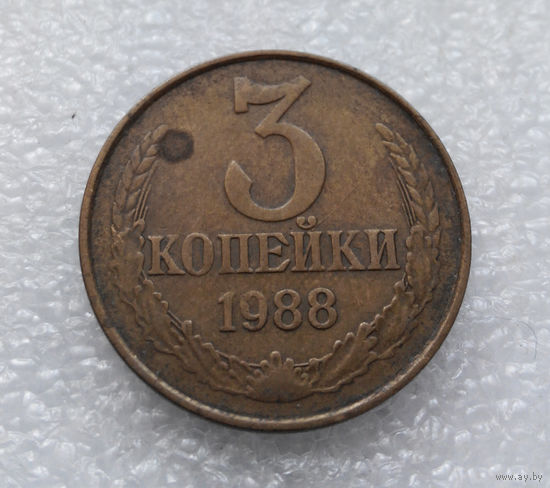 3 копейки 1988 СССР #10