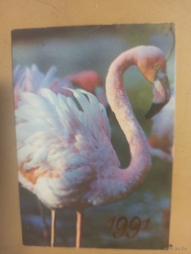 Календарь 1991 Фламинго