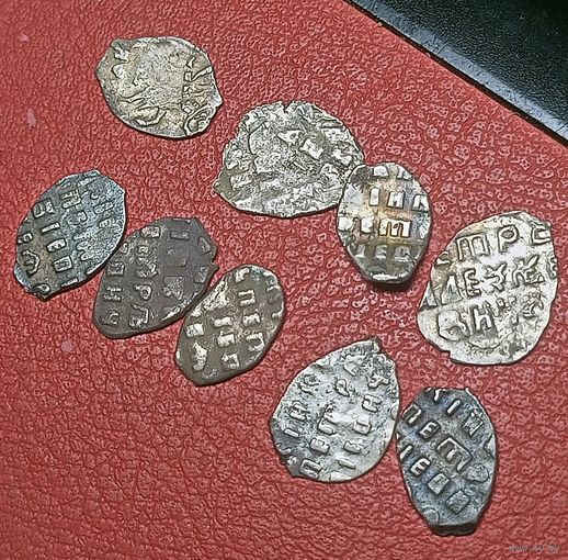 Лот чешуи,9 шт.,с рубля