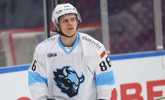 Свитер хоккейный игровой #86 MIKHALYOV (гостевой)