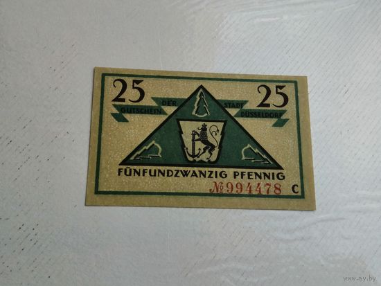 25 пфенниги 1919 Dusseldorf