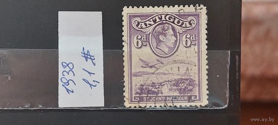 РАСПРОДАЖА. АНТИГУА 1938г. Гаш.