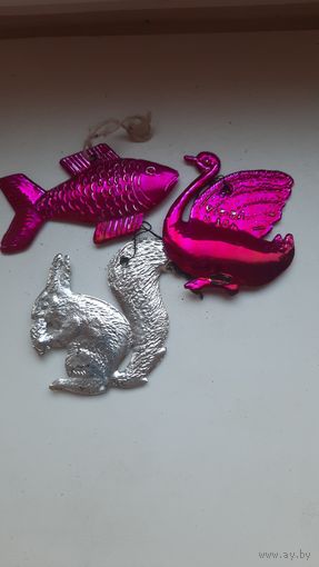 Набор ёлочных игрушек,СССР.