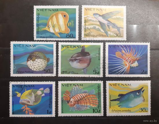 Вьетнам. 1986 год. Фауна. Рыбы (7)