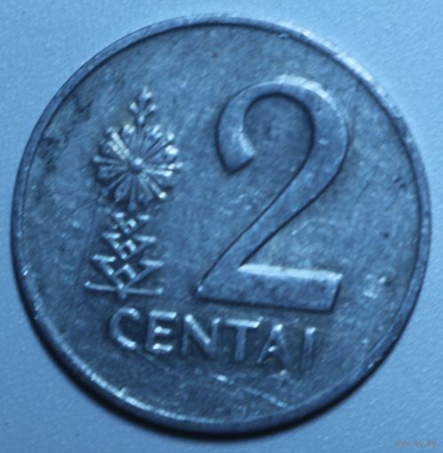 Литва, 2 цента, 1991 год
