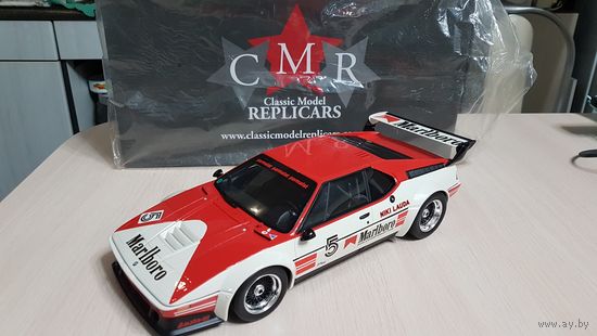 BMW M1 CMR Marlboro Niki Lauda  Масштаб 1:12