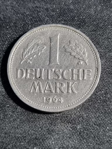 Германия (ФРГ) 1 марка 1964 J