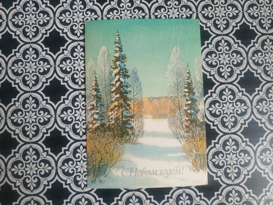 Открытка СССР 1987 год. Прошла почту. С.Куприянов .Состояние на скане.