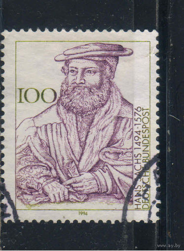 Германия 1994 500 летие Ганса Сакса #1763