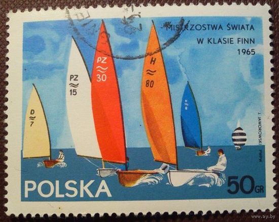 Польша 1965. Яхты. Марка из серии