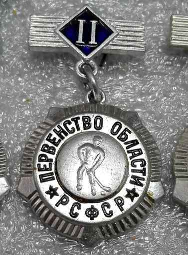 Хоккей. Первенство области РСФСР.Второе место
