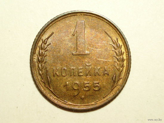 1 копейка 1955 aUNC #1