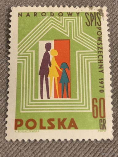 Польша 1970. Перепись населения Польши