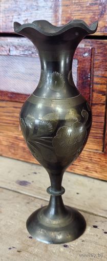 Вазочка латунная