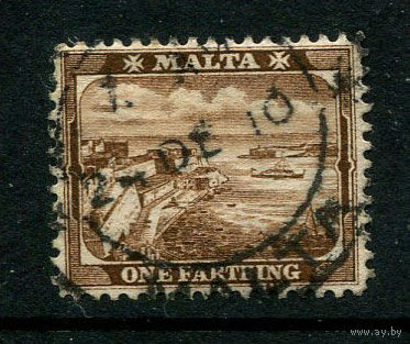 Британские колонии - Мальта - 1901 - Порт - [Mi. 15a] - полная серия - 1 марка. Гашеная.  (Лот 112AE)