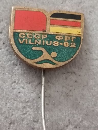 Соревнования по плаванию СССР - ФРГ. Вильнюс - 82