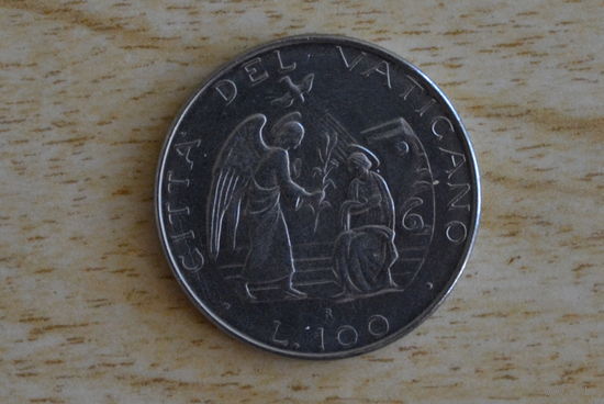 Ватикан 100 лир 1987