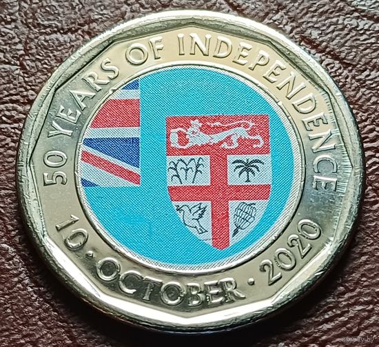 Фиджи 50 центов, 2020 50 лет независимости    ( 2-8-6 )