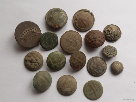 Пуговицы разные , с 1 рубля, без мц