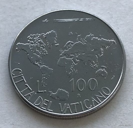 Ватикан 100 лир 1985