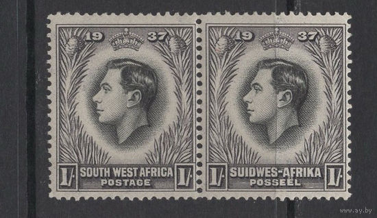 1937 Юго Западная Африка * Коронация George VI, сцепка 2 марки
