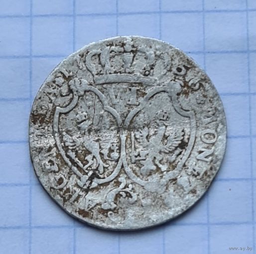 6 грош 1756 год