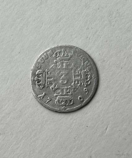 3 гроша 1709