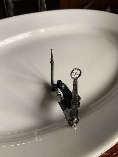 РЕДЧАЙШИЙ-откидной механический авиационный прицел-СТВОЛЬНЫЙ! от поршневых истребителей ВОВ!!!