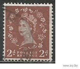 Британия. Королева Елизавета II. 1955г. Mi#285.