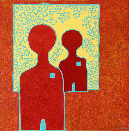 Картина (холст, масло) 30 x 30 см