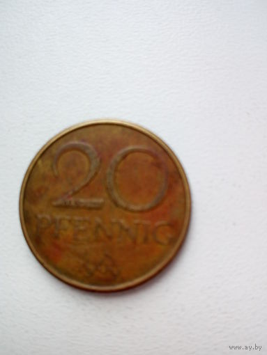 20 пфеннингов 1969г. ГДР