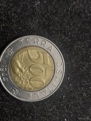 Сан Марино 500 лир 1991