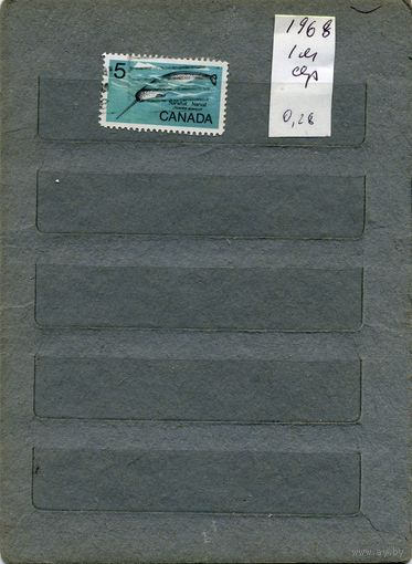 КАНАДА, 1968  ФАУНА ,  1м