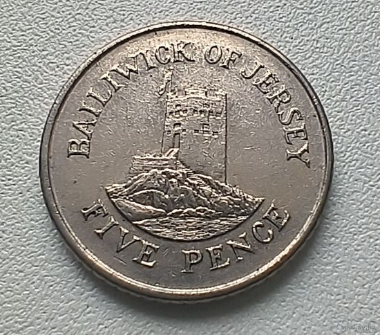 Джерси 5 пенсов, 1991  1-11-37